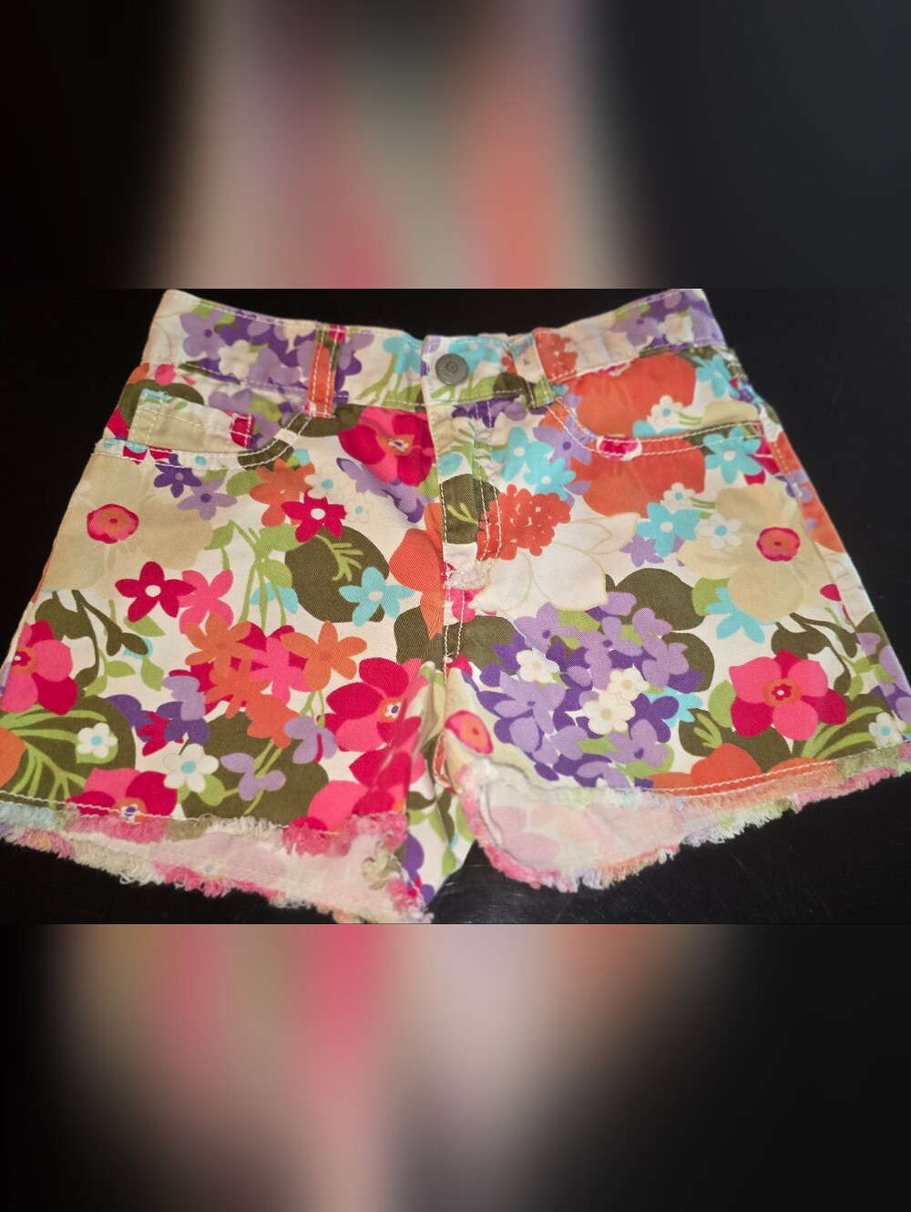 Gymboree Floral Multicolor Girls' Shorts Size 8